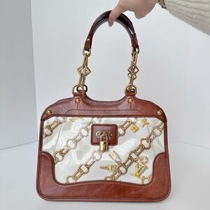 Louis Vuitton Limited Edition White Monogram Charms Cabas PVC bag